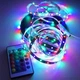 Светодиодная лента SMD 3528 RGB (54 LED/m) 5 метров на силиконе с блоком и пультом управления разноцветная (полный комплект) - зображення 7