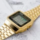 Наручные часы с подсветкой CASIO VINTAGE SERIES WATCH A500WGA-1 Желтое золото - изображение 2