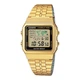 Наручные часы с подсветкой CASIO VINTAGE SERIES WATCH A500WGA-1 Желтое золото - изображение 1