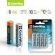 Батарейки ColorWay Alkaline Power щелочные AA 8 шт blister (CW-BALR06-8BL) - изображение 2