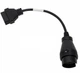 Переходникс Iveco (ивеко) на OBD2 38/16 pin (616318787) Черный - изображение 2