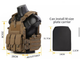 Плитоноска-тактический быстросъемный военный жилет Emersongear Quick Release 094K style Plate Carrier Койот EM7405CB - изображение 7