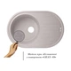 Кухонная мойка Lidz 780x500/200 GRA-09 (LIDZGRA09780500200) - изображение 8
