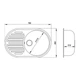Кухонная мойка Lidz 780x500/200 COL-06 (LIDZCOL06780500200) - изображение 11