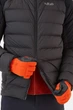 Пуховик Rab Infinity Alpine Down Jacket L Чорний-Сірий - зображення 3