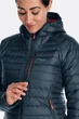 Пуховик женский Rab Microlight Alpine Long Jacket Womens 16 Темно-Серый - изображение 6