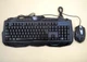 Проводная клавиатура Atlanfa V-100 + игровая мышка с 3 цветами подсветкой в стиле молнии Черная (10930) - изображение 3