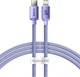 Кабель Baseus Crystal Shine Series Fast Charging Data Cable Type-C to iP 20W 1.2m CAJY000205 Purple - изображение 1
