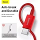 Кабель Baseus Superior Series Fast Charging Data Cable Type-C to iP PD 20W 1m CATLYS-A09 Red - изображение 4
