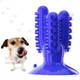 Гумова іграшка - кактус для чищення зубів собак під час гри DOG CACTUS Зубна щітка для тварин - кактус для зубів та масажу ясен Синій - зображення 6