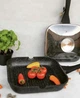 Квадратная сковорода гриль с крышкой 24 см Edenberg с мраморным покрытием EB-3309-24 - изображение 5