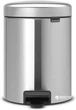 Ведро для мусора Brabantia Pedal Bin 5 л Matt Steel (112645) - изображение 1