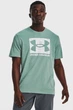 Мужская мятная футболка UA ABC CAMO BOXED Under Armour LG 1361673-177 - изображение 1