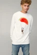 Світшот чоловічий OVERSIZE /no flis/ S Білий (BSMW30120) - изображение 1
