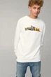 Світшот чоловічий OVERSIZE /no flis/ L Білий (BSMW30080) - изображение 1