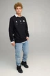 Світшот чоловічий OVERSIZE /no flis/ L Чорний (BSMB30081) - зображення 2