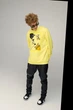 Світшот чоловічий OVERSIZE /no flis/ L Жовтий (BSMSY30091) - зображення 2