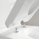 Унітаз-компакт підлоговий безобідковий білий VILLEROY&BOCH O.novo кришка мікроліфт випуск в стіну 4625R001_5788S101_8M36S101 - зображення 3