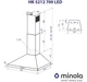 Витяжка Minola HK 5212 BL 700 LED - изображение 11