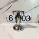 Перекидные ретро часы Retro Flip Down Clock Серебристый корпус, белые лопасти (sv0042-wh) - изображение 3