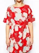 Чайное платье с китайским цветочным принтом Alice&nbsp;&&nbsp;You AS452976 XXXXL (10746XXXXL) Красный - изображение 3