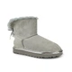 Женские угги с бантиком зимние серые замшевые короткие 40, 1019032сс, UGG - изображение 2