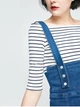Комплект топ и джинсовый сарафан Vero Moda 317337504 L (90121L) - изображение 4