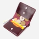 Портмоне шкіряне Shvigel leather-16609 Вишневе - зображення 5