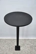 Столик металлический для кафе под анкерное крепление 500х500х1100мм черный Kompred OL464 - изображение 4