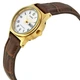 Женские часы Casio LTP-V006GL-7BUDF Белые с золотистым/коричневым - изображение 6