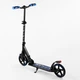 Двухколесный самокат Best Scooter складной, амортизатор, стоп сигнал. Black and blue (105431) - изображение 7
