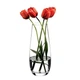 Ваза стеклянная конусная Botanica Pasabahce 26 см амбер - изображение 6