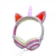 Наушники LINX Unicorn Ear Headphone с ушками Единорог LED Розовый (SUN2996) - изображение 4