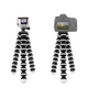Гнучкий штатив, трипод для смартфона, GoPro, камери + тримач Alitek Flexible Black / white L (A-621020) - зображення 3