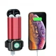 УЗП SUNROZ QI Power Bank віз банк з зарядкою для Iphone, Apple Watch і AirPods Чорно-Червоний (SUN4737) - зображення 2