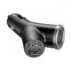 Адаптер автомобильный BASEUS dual USB+cigarette lighter extended car charger 2USB 3.4A 40W Bl - изображение 2