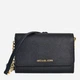 Torebka kopertówka damska ze skóry naturalnej Michael Kors 35S0GTVC2L Czarna (193599448275) - obraz 1