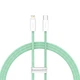Кабель BASEUS Dynamic Series Fast Charging Data Cable Type-C to iP 20W Green 1м (CALD000006) - зображення 1