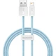 Кабель BASEUS Dynamic Series Fast Charging Data Cable USB to iP 2.4A Blue 1м (CALD000403) - зображення 1