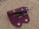 Чехол-органайзер для ключей из натуральной кожи для женщин (09003-8) Бордовый - изображение 3