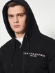 Толстовка на молнии мужская Tommy Hilfiger 10948.1 S (44) Черная с принтом - изображение 4