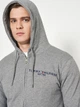 Толстовка на молнии мужская Tommy Hilfiger 10948.2 S (44) Серая - изображение 4