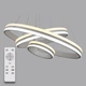 Люстра світлодіодна підвісна LUMINARIA GRAVITACIA VOLNA 170W 3R 605/1000 WHITE 220V IP20, LED світильник з пультом ДУ - зображення 1