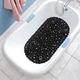 Силиконовый коврик для ванны и душа Bathlux, резиновый и нескользящий, люкс качество, Черный - изображение 3