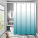Шторка для ванної водонепроникна Bathlux 180 x 180 см люкс якість, Бірюзовий градієнт - зображення 1