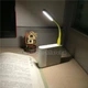 Портативная гибкая Лампа подсветка светодиодная USB Светильник переносной LED LIGHT для ноутбука и для чтения Желтая - изображение 7