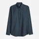 Сорочка H&M 0453305_т.син_02 M Темно-синя (KAY2000000494951) - зображення 2