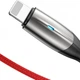 Кабель BASEUS Horizontal Data Cable USB for iP 1.5A Red 2м (CALSP-C09) - изображение 3