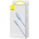 Кабель BASEUS Jelly Liquid Silica Gel Fast Charging Data Cable USB to iPhone 2.4A Blue 1.2м (CAGD000003) - зображення 4