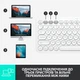 Клавіатура бездротова Logitech K380 for Mac Multi-Device Bluetooth Keyboard Offwhite UA (920-010407) - зображення 7